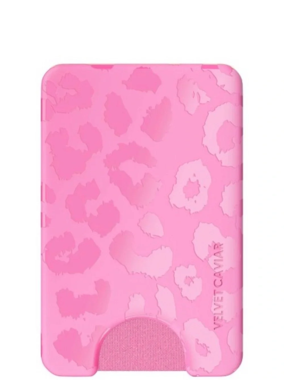 Velvet Caviar Pink Leopard MagSafe Card Wallet